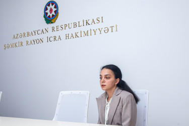 Şəmkir RİH-də vətəndaşların növbəti fərdi qəbulu keçirildi -08 oktyabr 2025