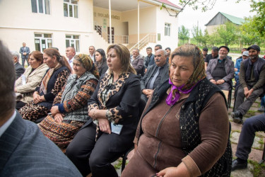 Yeni Göyçə kəndində sakinlərimizlə görüş keçirildi