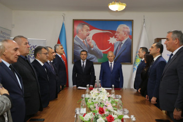 Şəmkirdə Yeni Azərbaycan Partiyasının yaradılmasının 33 illiyinə həsr olunan tədbir keçirilib