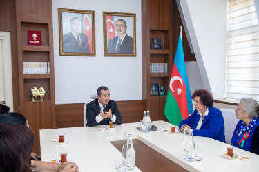 Şəmkirdə qadın müharibə veteranları ilə görüş keçirilib