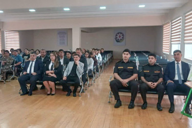 “Fövqəladə hallar zamanı davranış qaydaları” mövzusunda maarifləndirici tədbir keçirilib