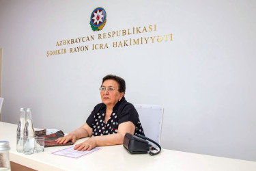 Şəmkir RİH başçısının növbəti fərdi qəbulu keçirildi
