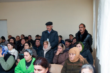 Növbəti səyyar qəbul Qılıncbəyli kəndində keçirildi