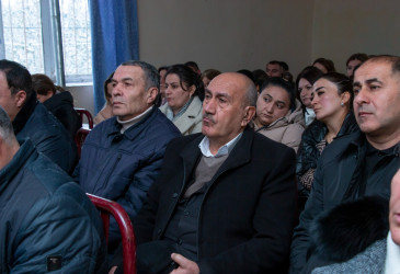 Dəllər qəsəbəsində sakinlərimizlə görüş keçirildi