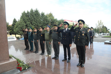 Şəmkirdə 1 oktyabr – Prokurorluq işçilərinin peşə bayramı günü qeyd olunub