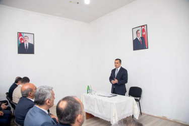 Əliyaqublu kəndində sakinlərimizlə görüş keçirildi