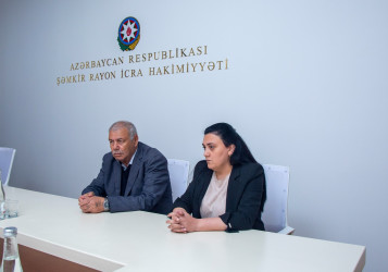 Şəmkir RİH-də vətəndaşların növbəti qəbulu keçirildi