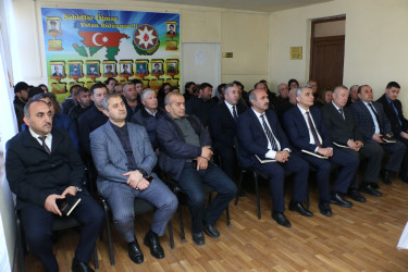 Sakinlərimizlə növbəti səyyar qəbul keçirildi