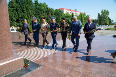 Şəmkirdə “Heydər Əliyev və Azərbaycanda ordu quruculuğu” mövzusunda Silahlı Qüvvələr Gününə həsr olunmuş tədbir keçirilib