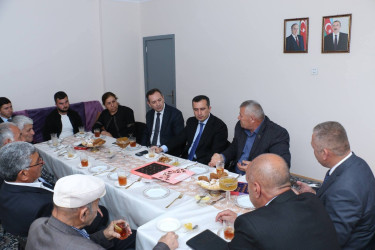 Xuluf kəndində şəhid ailələri və qazilərimizlə görüş keçirilib