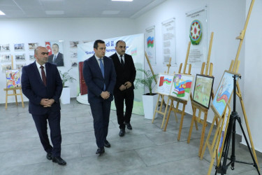 Şəmkirdə "Konstitusiya və Suverenlik ili" çərçivəsində məktəblilər arasında rəsm müsabiqəsinin yekun tədbiri keçirilib