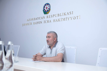 Şəmkir RİH başçısının növbəti fərdi qəbulu keçirilib