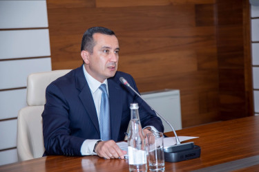 Şəmkirdə kənd təsərrüfatı sahəsində fəaliyyət göstərən sahibkarlarla görüş keçirilib