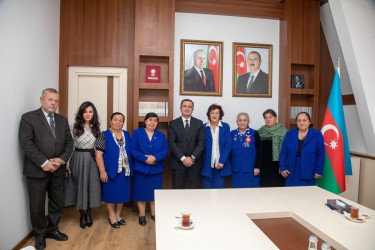 Şəmkirdə qadın müharibə veteranları ilə görüş keçirilib