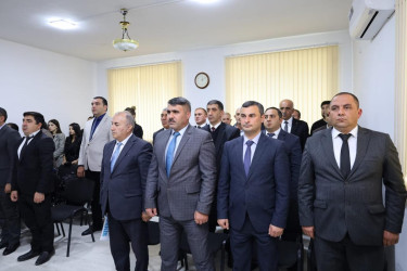 18 Oktyabr – Müstəqilliyin Bərpası Günü münasibətilə tədbir keçirilib