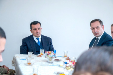 Rəşad Tağıyev bu dəfə Zəyəm Cırdaxan kəndində şəhid ailələri və qazilərlə görüş keçirib.