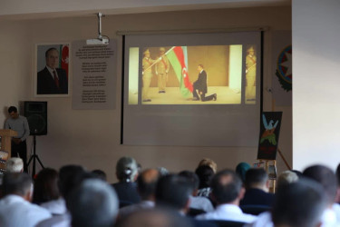 Şəmkirdə Anım Gününə həsr olunmuş “Zəfərə aparan qəhrəmanlıq yolu” mövzusunda tədbir keçirildi
