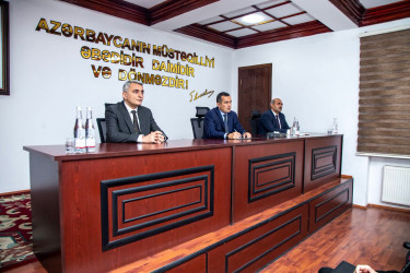 İnzibati ərazi dairəsi üzrə nümayəndələr və bələdiyyə sədrlərinin iştirakı ilə növbəti görüş keçirildi.