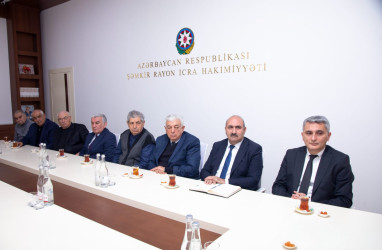 Şəmkir rayon Ağsaqqallar Şurasının üzvləri ilə görüş keçirildi.
