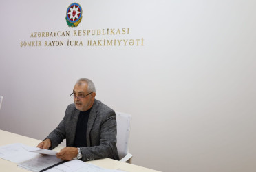 Şəmkir RİH-də vətəndaşların növbəti fərdi qəbulu keçirildi - 24 sentyabr 2025