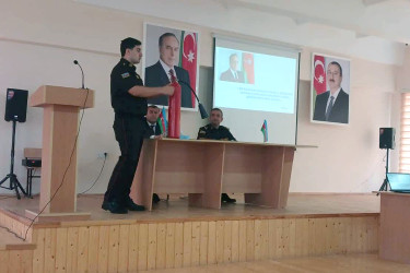 “Fövqəladə hallar zamanı davranış qaydaları” mövzusunda maarifləndirici tədbir keçirilib