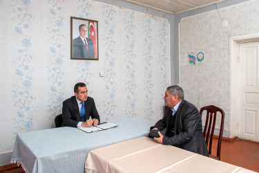 Növbəti səyyar qəbul Çənlibel kəndində keçirildi.