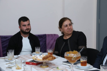 Xuluf kəndində şəhid ailələri və qazilərimizlə görüş keçirilib