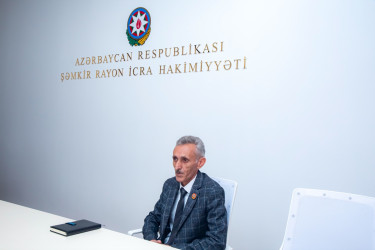 Şəmkir RİH başçısının növbəti fərdi qəbulu keçirildi