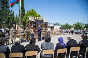 Şəhid Vaqif Hüseynovun xatirəsi Qaralar kəndində əbədiləşdirildi