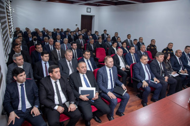 Səmkir rayonunda qış mövsümünə hazırlıqla bağlı iclas keçirildi