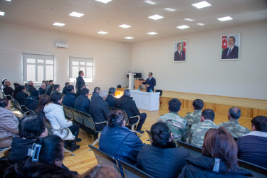 Rayonumuzun ən böyük kəndində sakinlərimizlə səyyar qəbul-görüş keçirildi