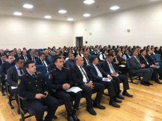 Şəmkirdə narkomaniyaya və erkən nikaha qarşı maarifləndirici tədbir keçirilib