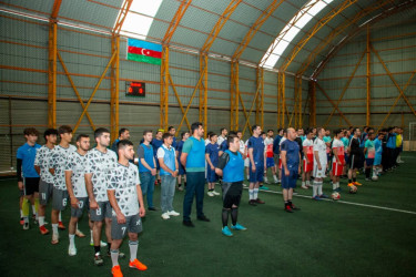 Şəmkirdə Milli Qurtuluş Gününə həsr olunmuş mini-futbol turnirinin açılış mərasimi keçirilib.