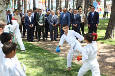 Şəmkirdə Silahlı Qüvvələr Gününə həsr olunmuş İdman Festivalı keçirilib