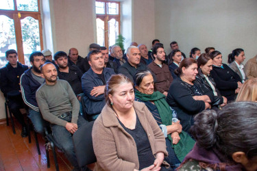 Qədimqala kəndində sakinlərimizlə görüş keçirildi