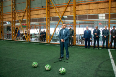 Şəmkirdə Milli Qurtuluş Gününə həsr olunmuş mini-futbol turnirinin açılış mərasimi keçirilib.