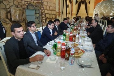 Şəmkir rayonunda iftar süfrəsi təşkil olunub