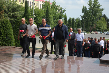Şəmkirdə Ekologiya və Təbii Sərvətlər Nazirliyinin işçilərini peşa bayrami qeyd edildi