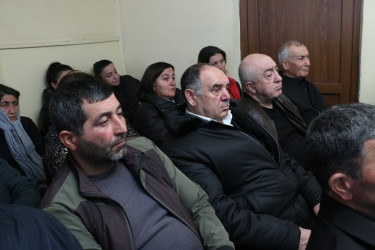 Sakinlərimizlə növbəti səyyar qəbul keçirildi