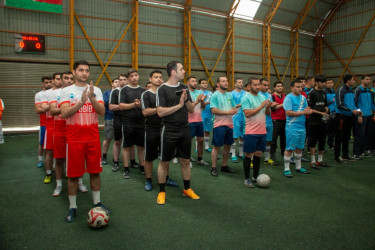 Şəmkirdə Milli Qurtuluş Gününə həsr olunmuş mini-futbol turnirinin açılış mərasimi keçirilib.