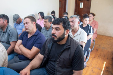 Ucqar dağ kəndlərimizdən olan Nərimanlıda sakinlərimizlə görüş keçirildi