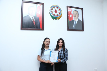 Şəmkir Rayon İcra Hakimiyyətində könüllü fəaliyyətini başa vuran gənclərlə görüş keçirildi.