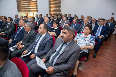 Şəmkirdə kənd təsərrüfatının inkişafına dair 2026–2030-cu illəri əhatə edən İş Planının hazırlanması ilə bağlı müşavirə keçirilib.