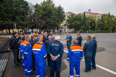 Şəmkirdə Energetiklər Günü qeyd olundu.