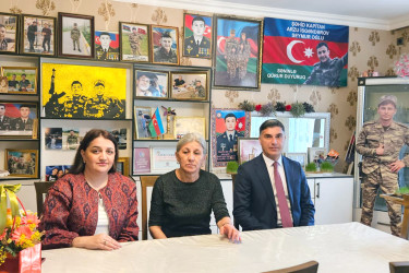 8 Mart - Beynəlxalq Qadınlar Günü münasibətilə şəhid anaları və xanımlar evlərində ziyarət olundu