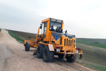 Hacıalılar və Şeidlərə gedən yolda təmir-bərpa işləri aparıldı, vətəndaşların səyyar qəbuldakı istəyi təmin olundu