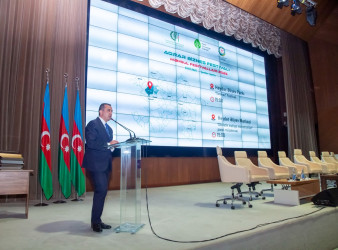 Şəmkirdə keçirilən Aqrar Biznes Festivalının açılış mərasimi keçirilib