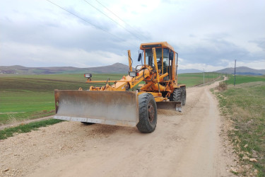 Hacıalılar və Şeidlərə gedən yolda təmir-bərpa işləri aparıldı, vətəndaşların səyyar qəbuldakı istəyi təmin olundu