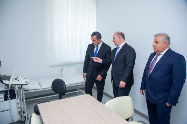 Ağciyər Xəstəlikləri Mərkəzinin Şəmkir Regional Xəstəxanasının açılışı olub.