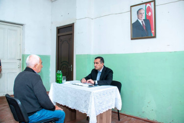 Bayramlı kəndində sakinlərimizlə görüş keçirildi